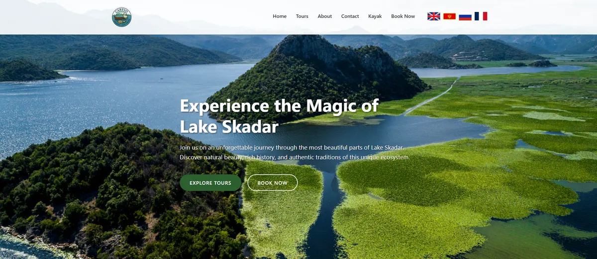 Carevo Skadarsko Jezero — Turizam